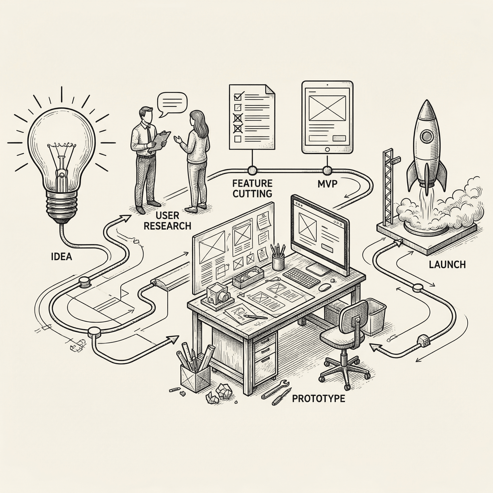 From Idea to MVP: Building the Right Thing Before Building the Thing Right